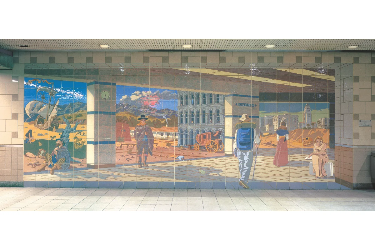 地铁站艺术壁画 - 排列3 创意灵感